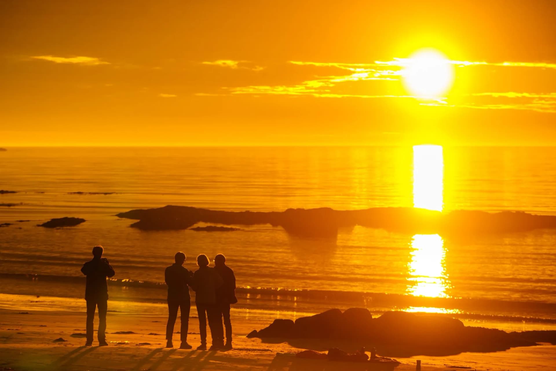 Witness the midnight sun