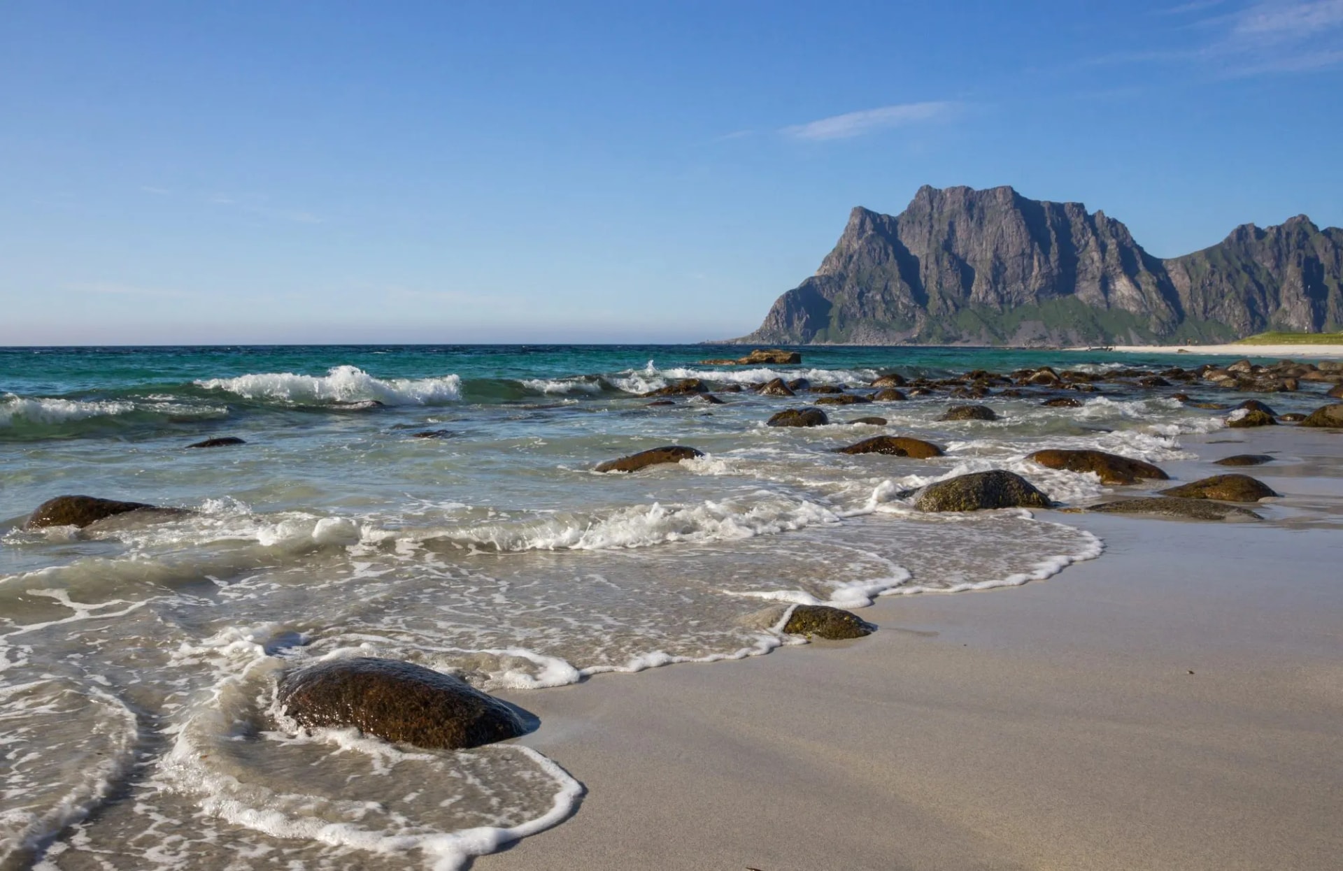 Uttakleiv beach
