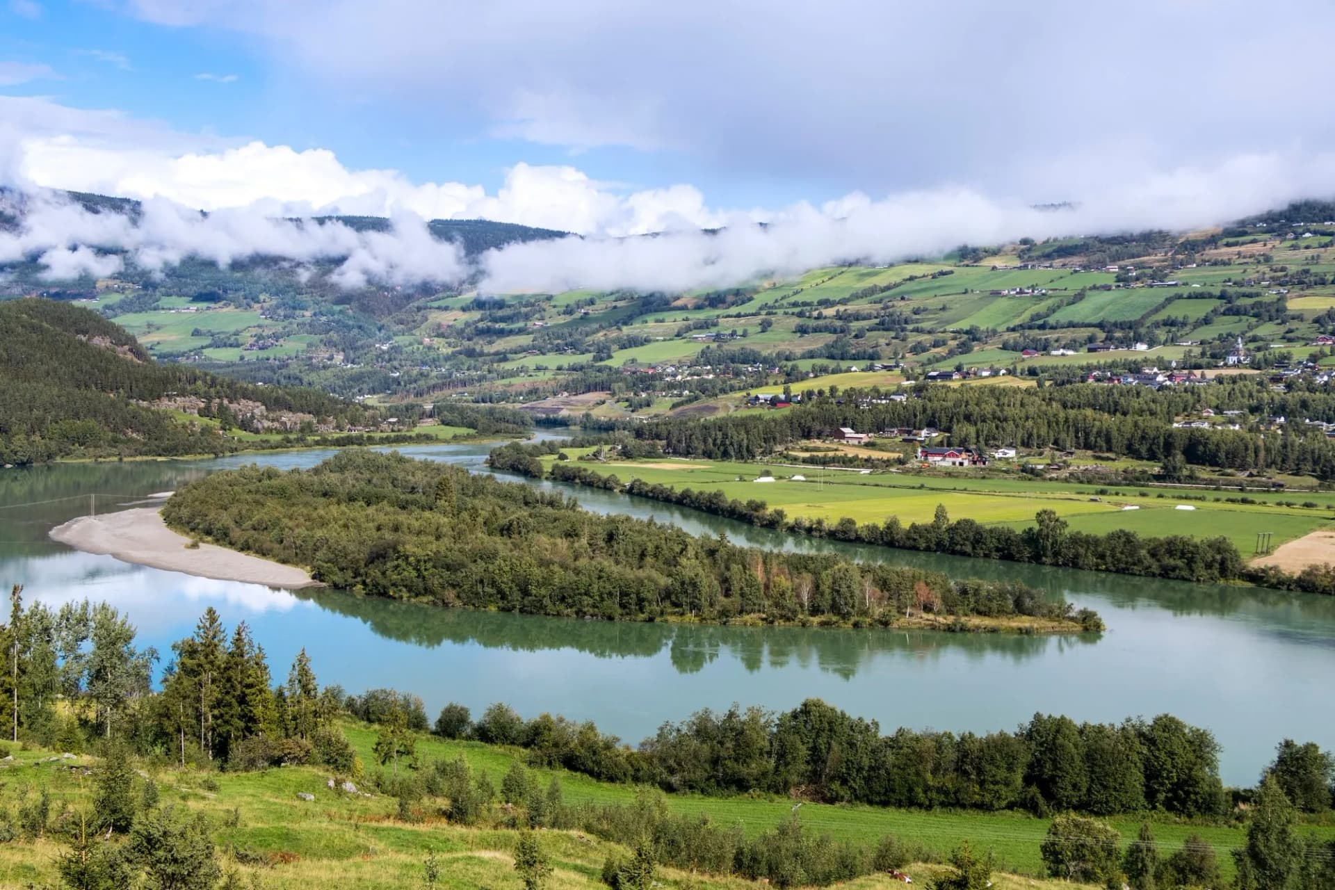 Gudbrandsdalen valley view