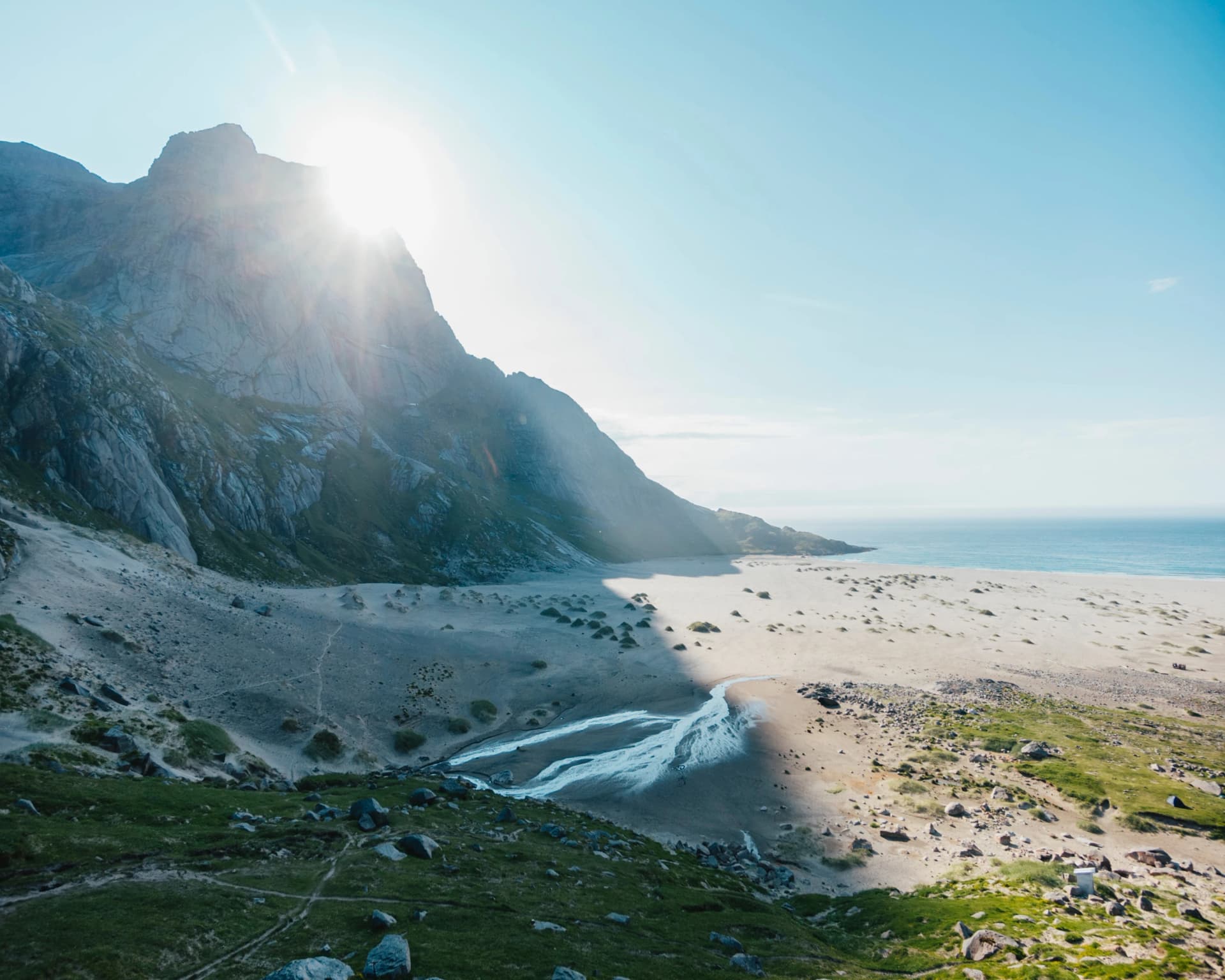 Bunesstranda beach in Lofoten