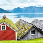 Utne Herangerfjord maisons traditionnelles