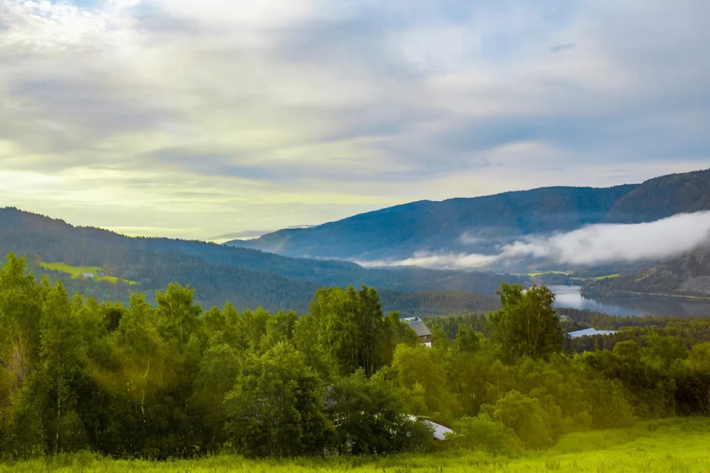 Vangsmjøse Landschaft