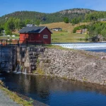 maison sur le barrage telemark
