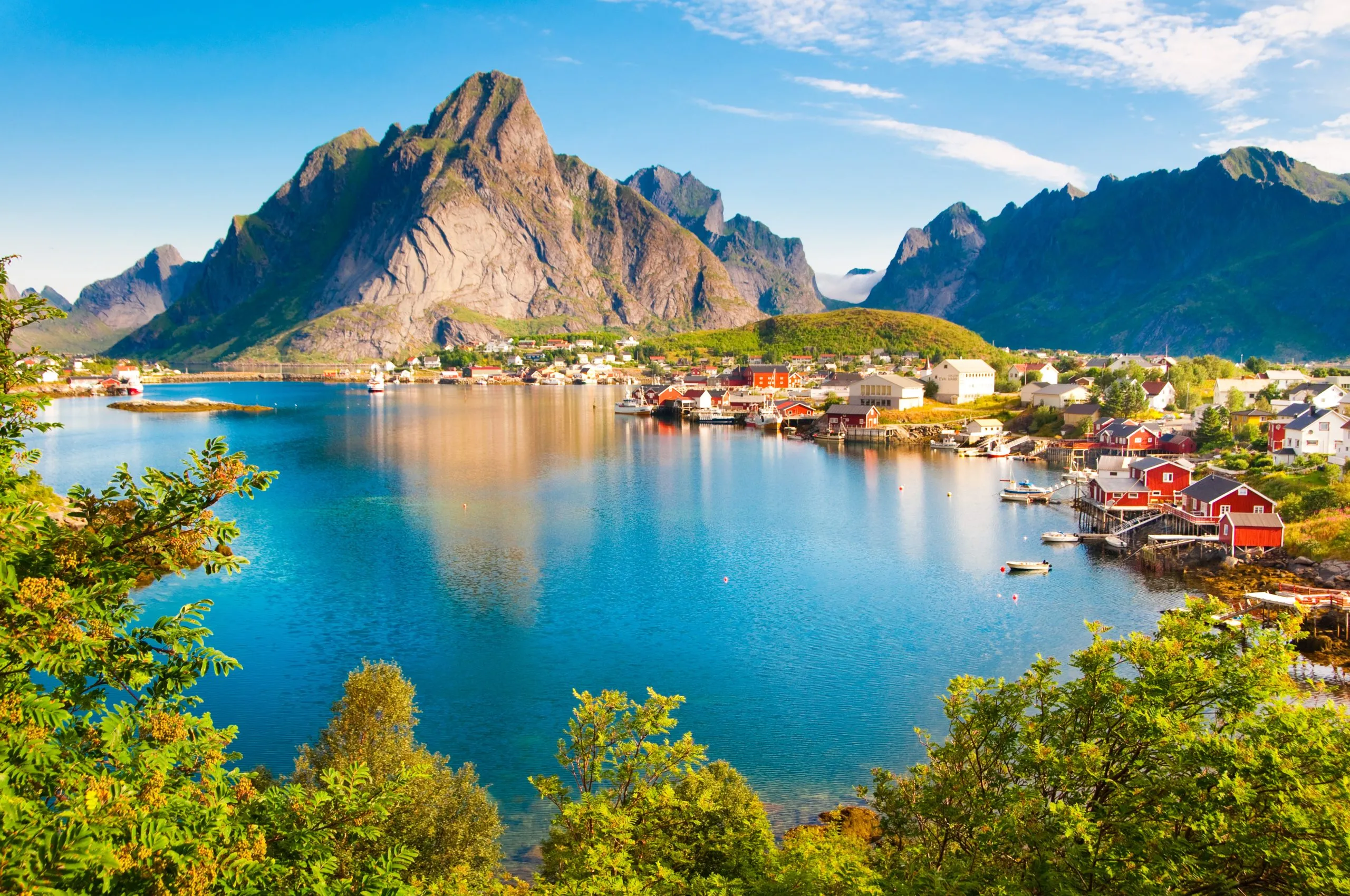 Lofotens landskap i Norge