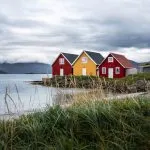 Fischerhütten in Norwegen (Sommarøy)