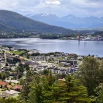 Norwegen Landschaft - Ulsteinvik
